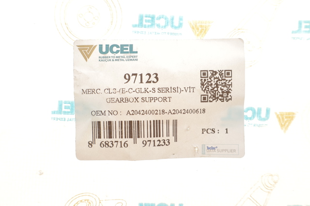 Подушка трансмісії (опора коробки передач) Uc-el 97123 ціна, від 56.84 USD