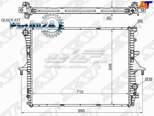 Радіатор основний SAT AD0007 ціна, від 44.34 USD