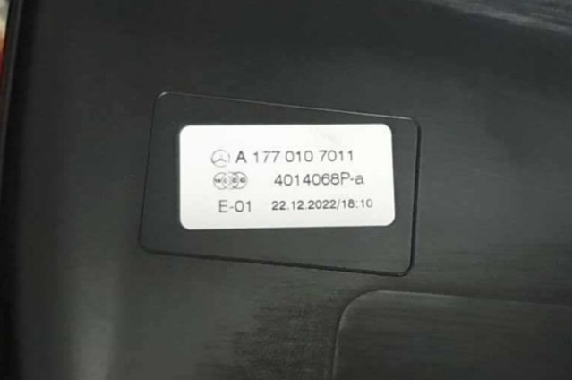 A1770107011 Mercedes 