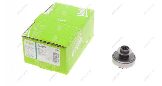 Бендикс стартера VALEO 594345 Бендикс стартера VALEO 594345