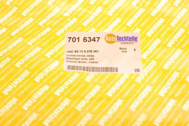 Скло фари лівої Autotechteile 7016347 ціна, від 35.05 USD