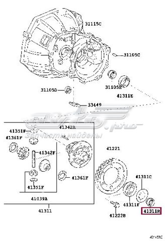  90311W0004 Toyota