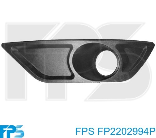 FP2202994P FPS заглушка/ решітка протитуманних фар бампера переднього, права