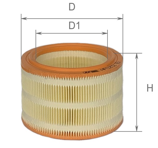 Елемент повітряного фільтра Alpha Filter AF0202 ціна, від 4.22 USD
