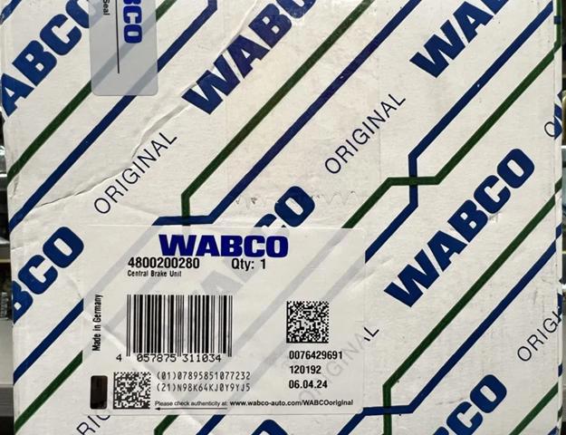 Кран гальмівний, подпедальний (TRUCK) 4800200280 Wabco