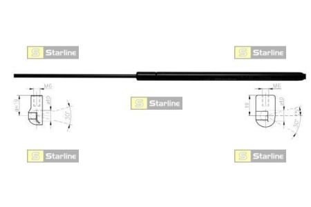 Амортизатор багажника 1224800 Starline
