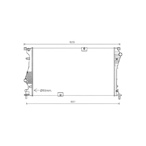 Радіатор основний Sato Tech R12638 ціна, від 124.58 USD