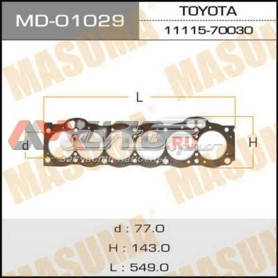 Прокладка ГБЦ 1111570030 Toyota