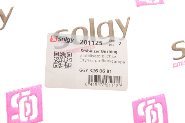 201125 Solgy Втулка стабілізатора заднього