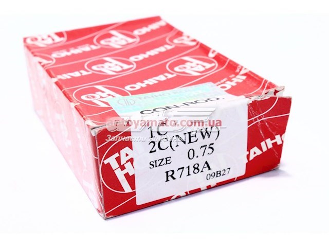 Вкладиші колінвалу, шатунні, комплект, 3-й ремонт (+0,75) Taiho R718A075