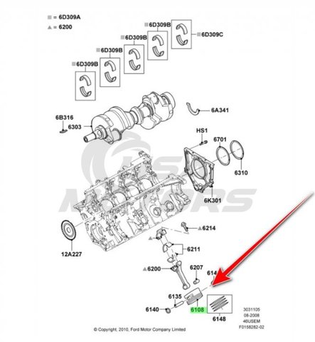  8R3Z6108D Ford