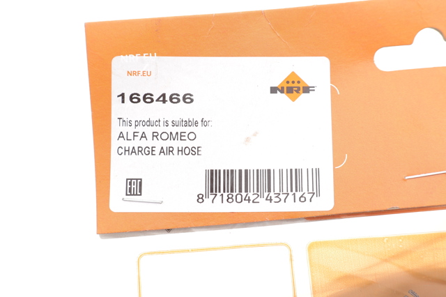 Купити 166466 NRF Шланг/патрубок интеркуллера