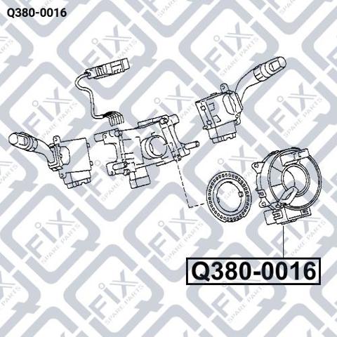 Q3800016 Q-fix Шлейф Airbag