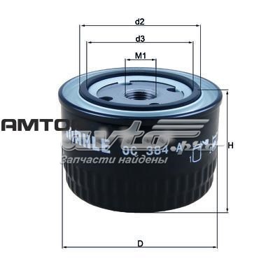 OC384A Mahle Original Фільтр масла