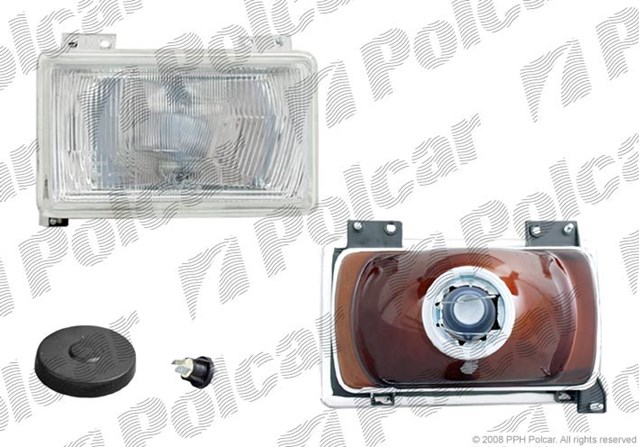 570109E Polcar Фара дальнього світла в зборі