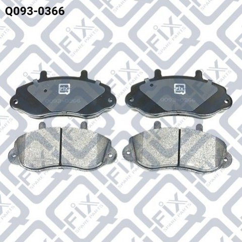 Гальмівні колодки Q-fix Q0930366 ціна, від 17.01 USD