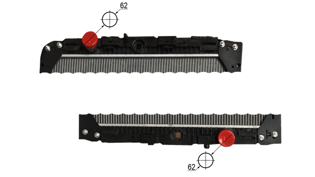 Радіатор основний Perfekt Cooling 201DF696600 ціна, від 337.32 USD