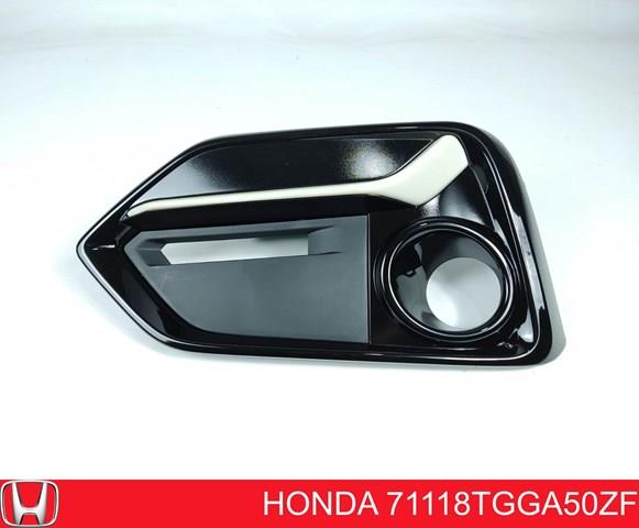 71118TGGA50ZF Honda Решітка переднього бампера, ліва