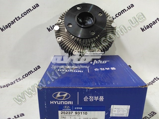 Купити 2523793110 Hyundai/Kia Муфта вязкостная системи охолодження