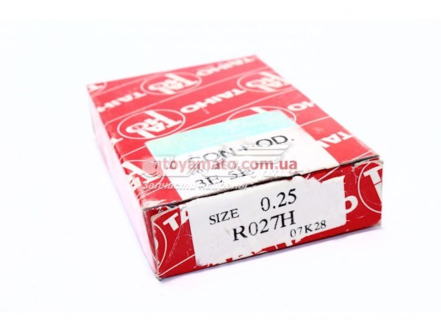 R027H025 Taiho Вкладиші коленвала, шатунні, комплект, 1-й ремонт (+0,25)