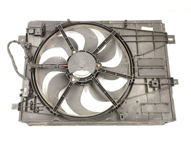 Купити 9806313580 Peugeot/Citroen Дифузор радіатора охолодження, в зборі з двигуном і крильчаткою