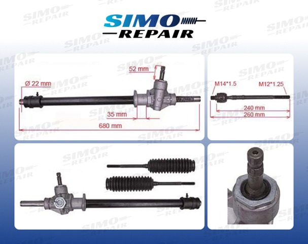 0900644 General Motors Рейковий рульовий механізм