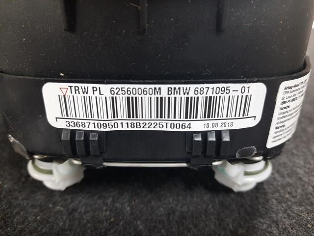 6857902 BMW Подушка безпеки, водійська, AIRBAG