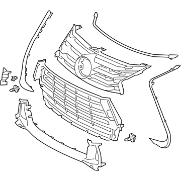 5310130860 Toyota Решітка радіатора