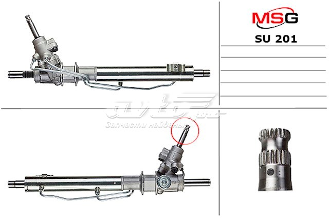 Рейка рульова 34110FE220 Subaru