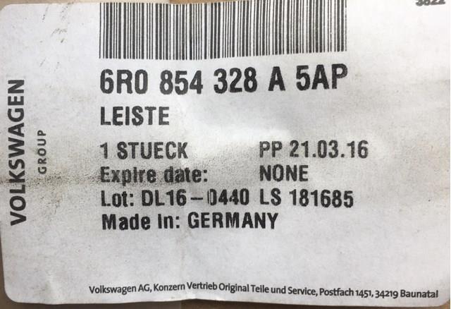  VAG 6R0854328A5AP ціна, від 13.62 USD