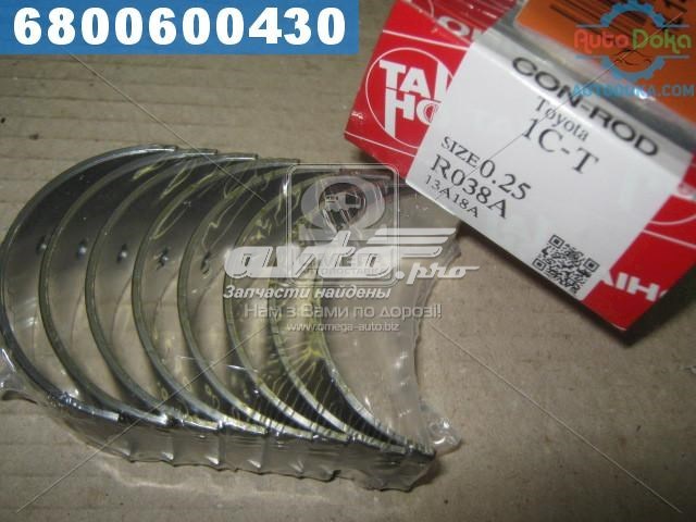 R038A025 Taiho Вкладиші коленвала, шатунні, комплект, 1-й ремонт (+0,25)