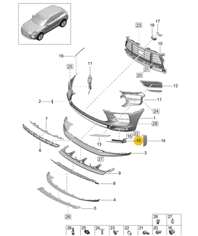  95B807824A1E0 Porsche