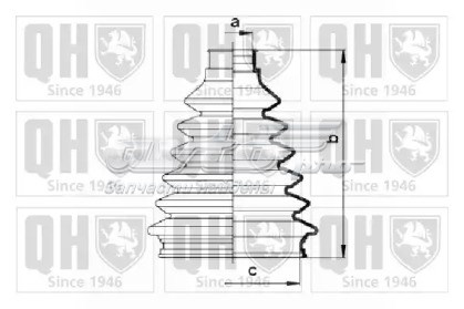 Пыльник шруса наружный QUINTON HAZELL QJB875