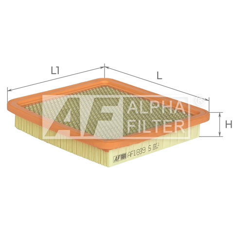 Повітряний фільтр AF1839S Alpha Filter