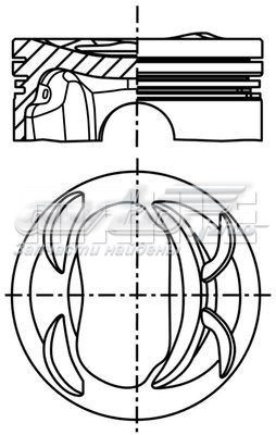 Поршень в зборі Mahle Original 028PI00118000 ціна, від 60.19 USD