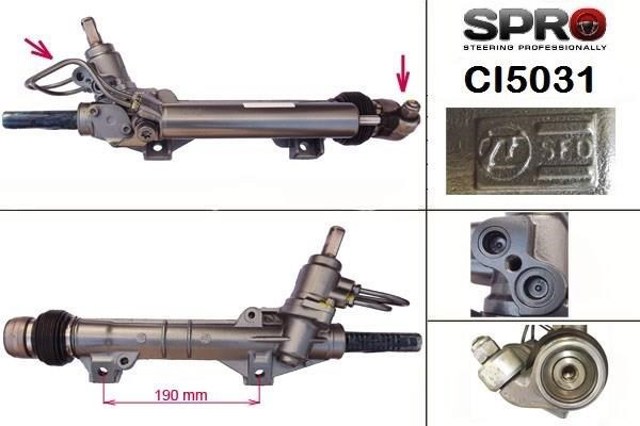 Рульова рейка CI231R MSG Rebuilding