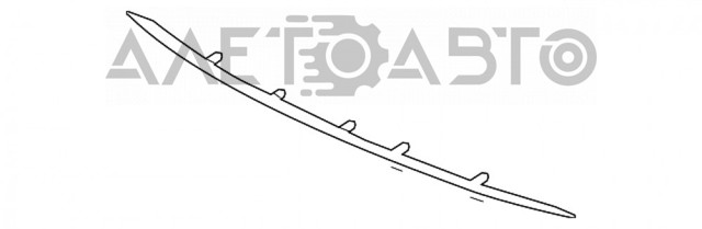 Молдинг переднього бампера FPS FP5037915P ціна, від 34.21 USD
