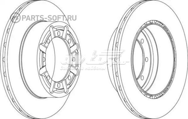 Купити FCR340A Ferodo Диск заднього гальма