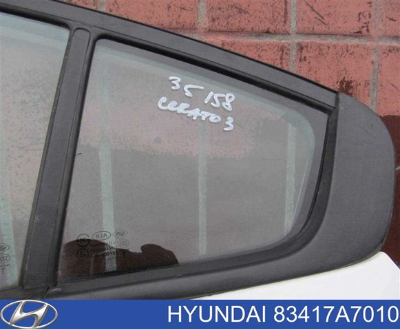 83417A7010 Hyundai/Kia скло-кватирка двері, задній, лівою