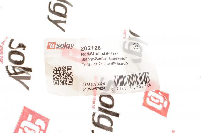 Стійка стабілізатора, переднього, права Solgy 202126 ціна, від 15.69 USD