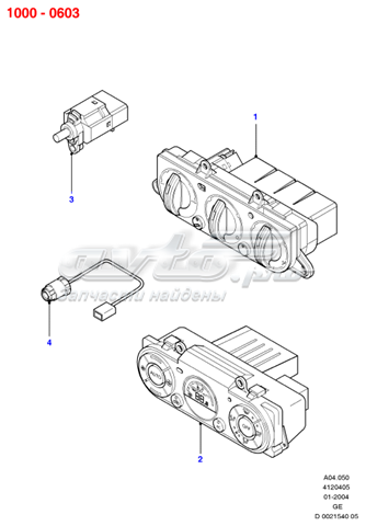  Блок управління кондиціонером Ford Mondeo 3