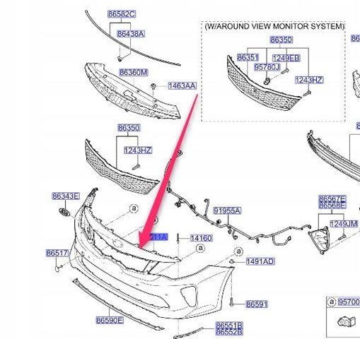  86511D4250 Hyundai/Kia