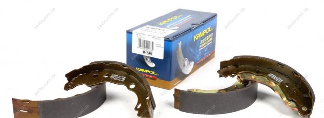 Колодки гальмові задні, барабанні Kampol K740 ціна, від 16.79 USD