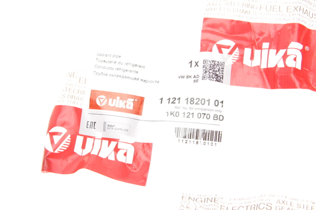 Шланг/патрубок системи охолодження Vika 11211820101 ціна, від 17.61 USD