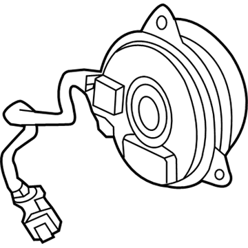 3861651BH01 Honda Мотор вентилятора системи охолодження, лівий
