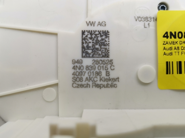 Замок задньої двері, лівої VAG 4N0839015C