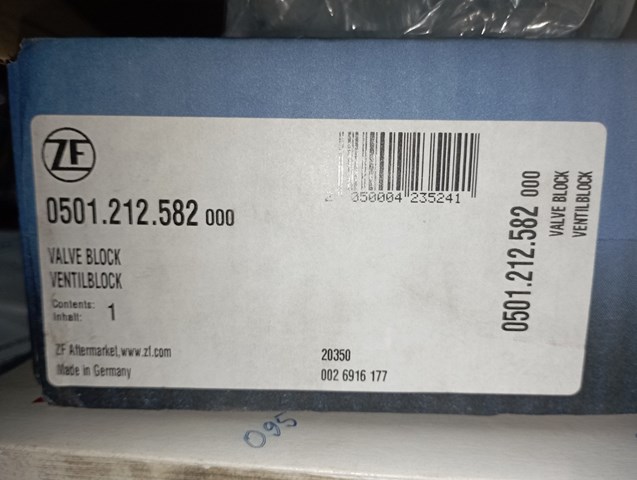 0501212582 ZF Parts Клапан дільника