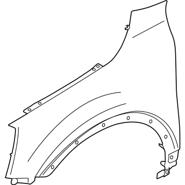 Крило переднє праве Hyundai/Kia 66321S9000 ціна, від 137.47 USD