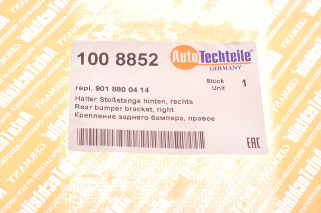 Кронштейн бампера заднього, правий 1008852 Autotechteile