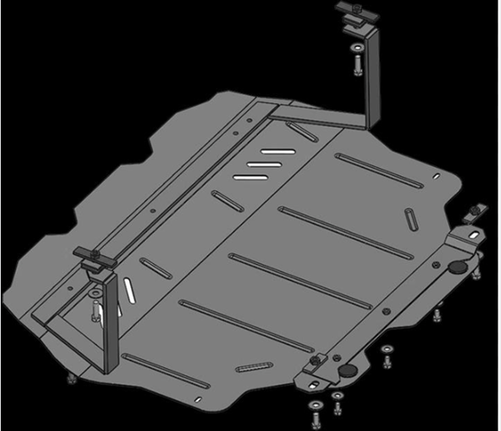  Захист двигуна, піддона (моторного відсіку) Volkswagen Caddy 4